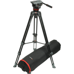 Manfrotto MVH502A Fluid Head and MVT502AM Tripod